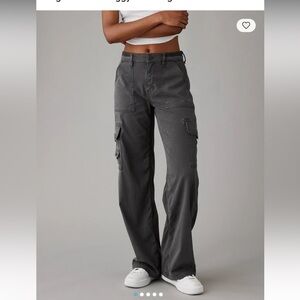 American Eagle Outfitters Charcoal Stretch Pants